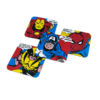 Set x4 portavasos Imantados Marvel Comics