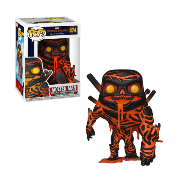 Funko Pop - MARVEL - 474 Molten Man (Caja Golpeada)