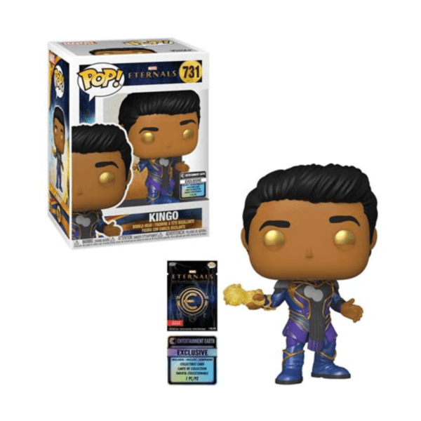 Funko Pop - MARVEL - 731 Kingo Entertainment Earth Exclusive Collectible Card