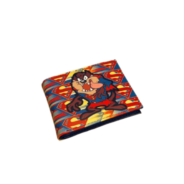 Billetera Clásica Tasmania Superman - Warner Bros 100 Años - Looney Tunes
