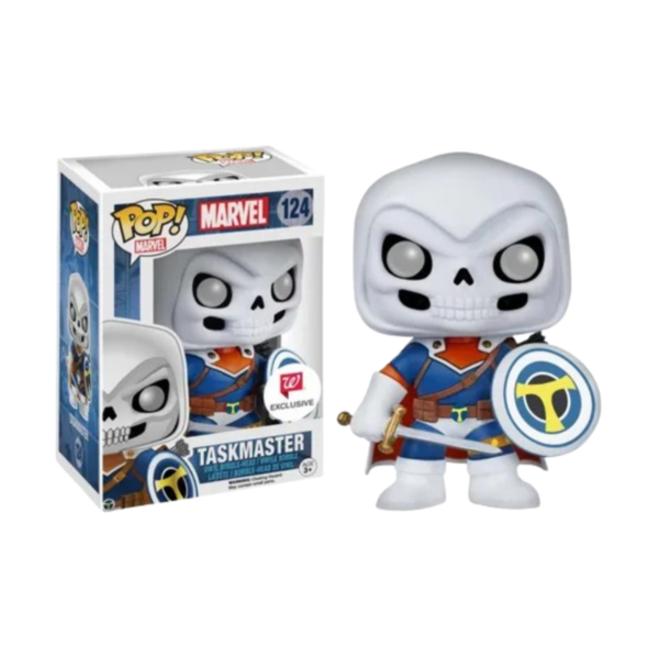 Funko Pop - MARVEL - 124 TaskMaster W Exclusive (Caja golpeada)