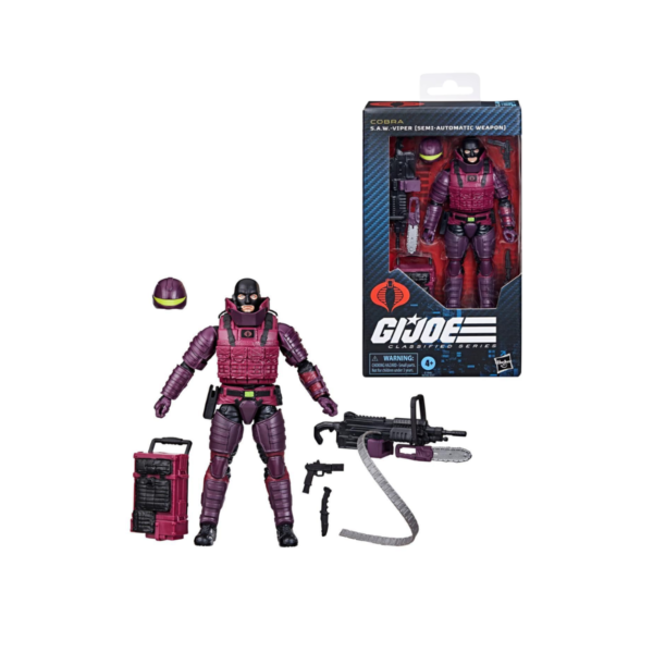 GiJoe Classified Series - Cobra S.A.W.-Viper Fig. Articulada 7 pulg - Hasbro