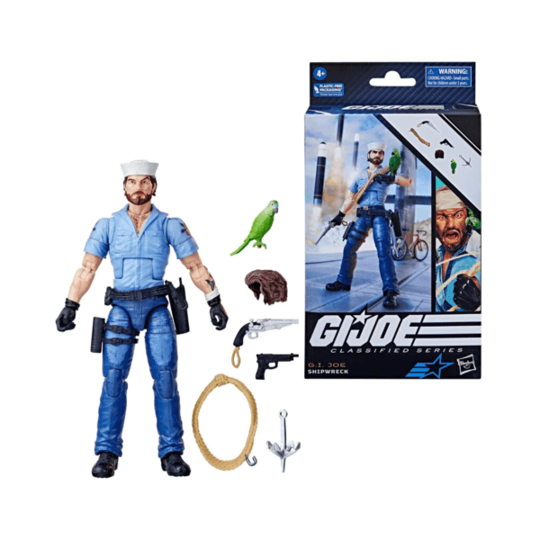 GiJoe Classified Series - Shipwreck Fig. Articulada 7 pulg - Hasbro