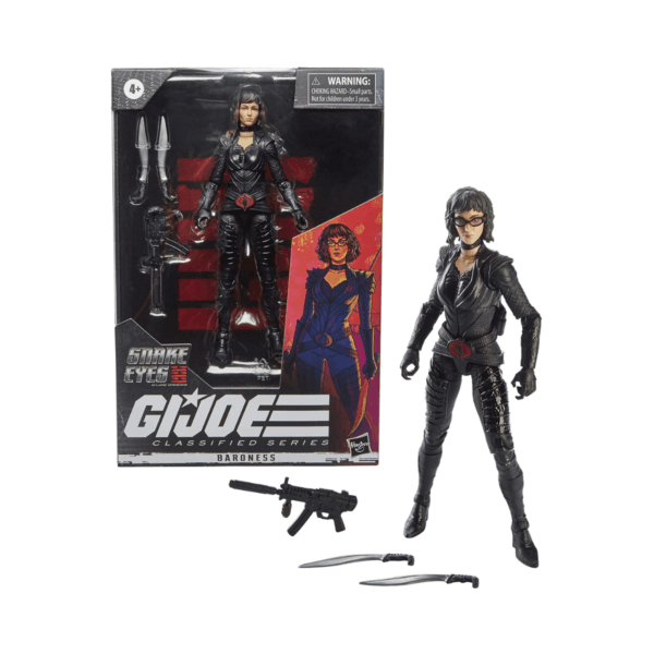 GiJoe Classified Series - Snake Eyes Baroness Fig. Articulada 7 pulg - Hasbro