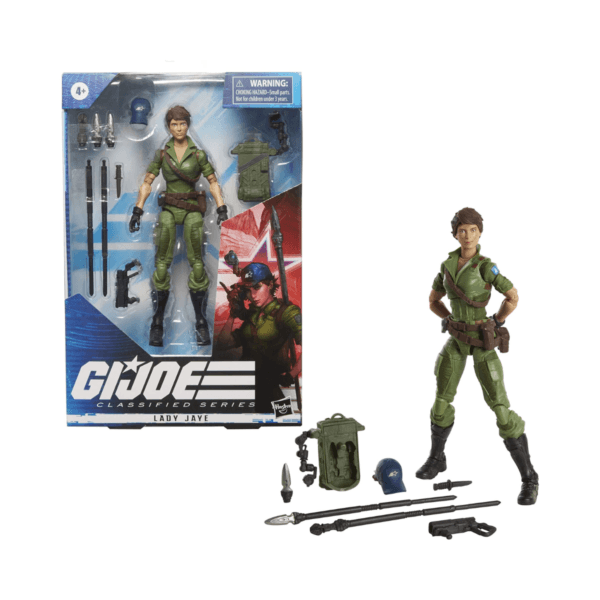 GiJoe Classified Series - Lady Jaye Fig. Articulada 7 pulg - Hasbro