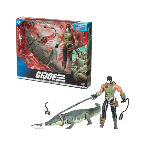 GiJoe Classified Series - Croc Master & Fiona Fig. Articulada 7 pulg - Hasbro