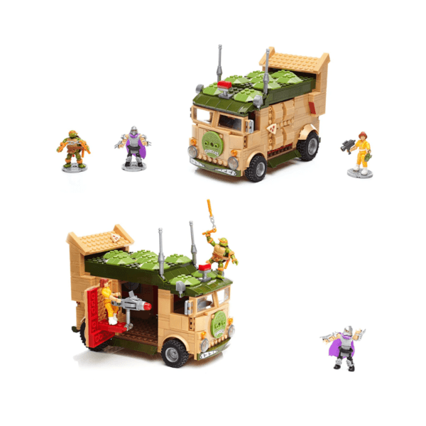 Mega Bloks - Teenage Mutant Ninja Turtles Classic Series Party Wagon Construction - Imagen 2