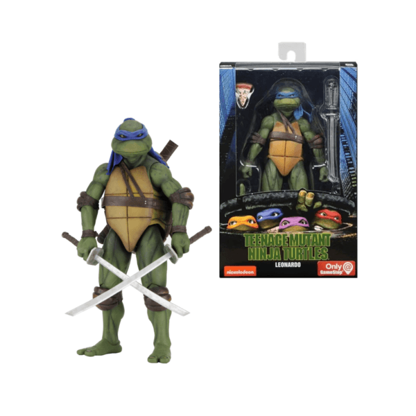 Neca - Teenage Mutant Ninja Turtles (1990 Movie) – Leonardo Fig. Articulada 7 pulg