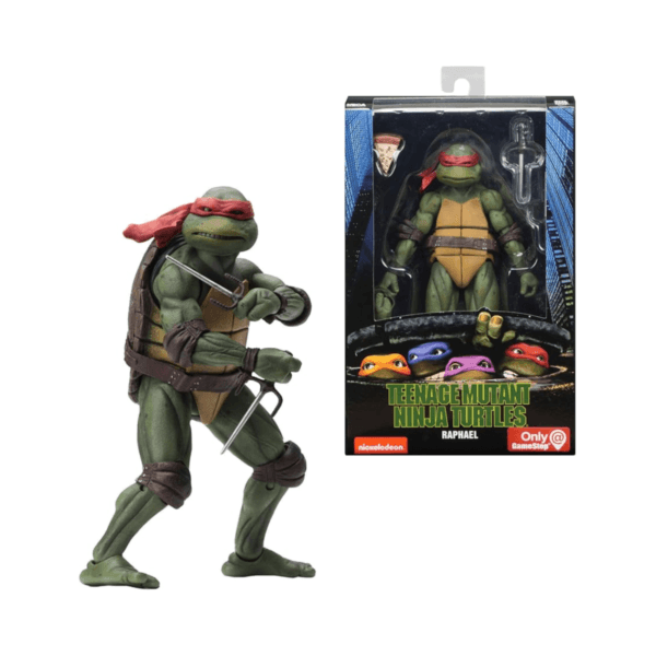 Neca - Teenage Mutant Ninja Turtles (1990 Movie) – Raphael Fig. Articulada 7 pulg