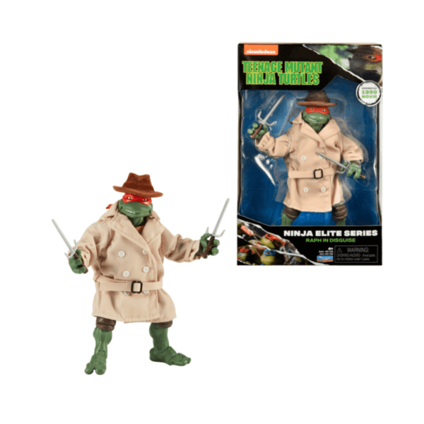 Playmates - TMNT (1990 Movie) Ninja Elite Series – Raph in Disguise Fig. Articulada