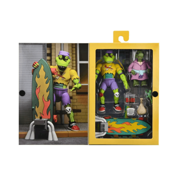 Neca - Teenage Mutant Ninja Turtles – Mondo with Shred  Fig. Articuladas 7 pulg - Imagen 2