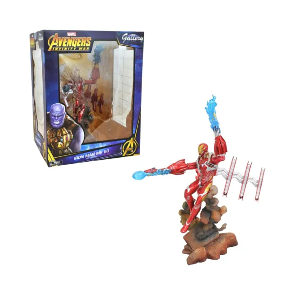Diamond Select / Gallery Diorama - Ironman 10 Pulg - Imagen 2