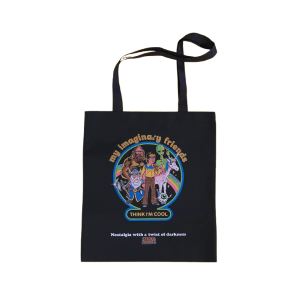 Tote Bag My Imaginary Friends Think I´m Cool - Rhodes - Drill