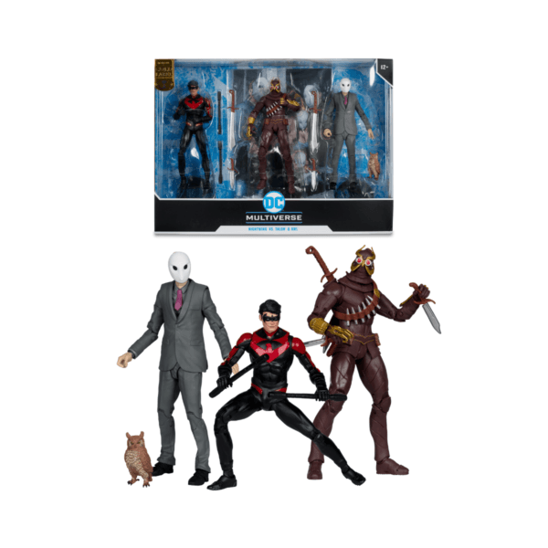 DC Multiverse McFarlane - Nightwing VS. Talon & Owl - Gold Label Collection