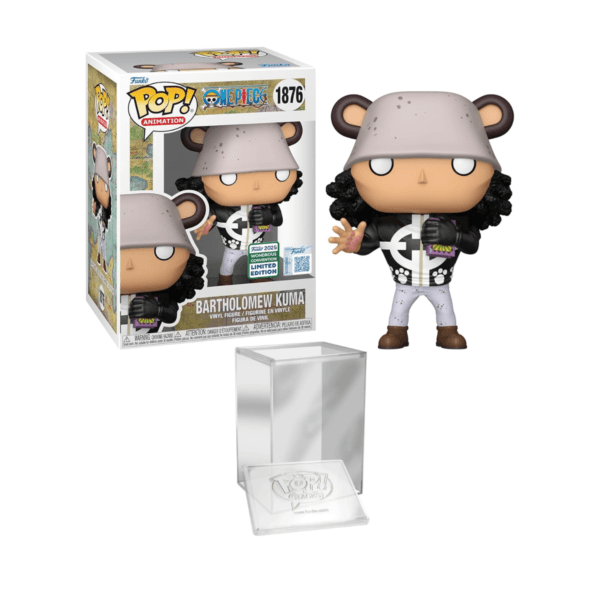 Funko Pop - ANIMATION - 1876 Bartholomew Kuma (One Piece) Funko 2025 Wondrous Convention LE con Protector Acrílico